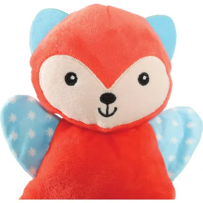Peluche maxou orange doudou bruissant 19 cm jouet pour chiots