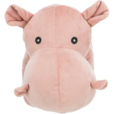animallparadise - Peluche Hippopotame avec son, taille 39 cm, pour chien