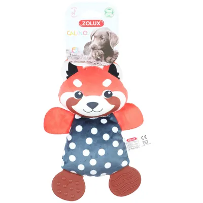 zolux - Peluche Panda CALINOU dental pour chien