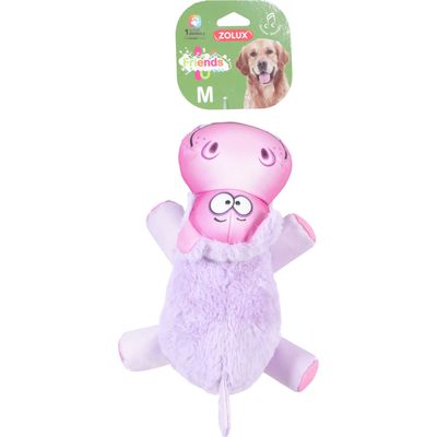 Hippopotame Hicham M Jouet sonore pour chiens de taille moyenne