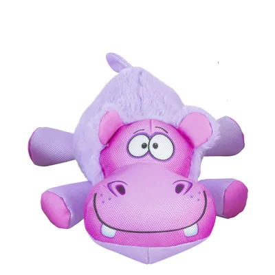 zolux - Hippopotame Hicham M Jouet sonore pour chiens de taille moyenne