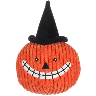 Jouet Pumpa Citrouille Orange Halloween 11 x 15.8 cm pour chien