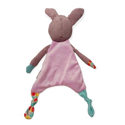 Peluche junior lièvre, longueur 28cm pour chiots.
