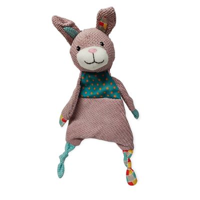 Peluche junior lièvre, longueur 28cm pour chiots.