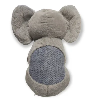 Peluche Henny Éléphant gris hauteur 38 cm jouet pour chien