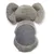 Flamingo - Peluche Henny Éléphant gris hauteur 38 cm jouet pour chien