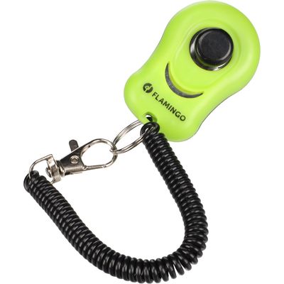 Clicker Xin Vert 6cm L x 4cm l x 2cm H pour chien