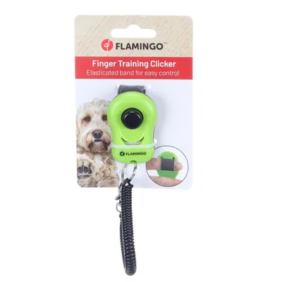 Clicker Xin Vert 6cm L x 4cm l x 2cm H pour chien