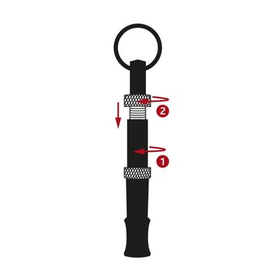 Sifflet haute fréquence 5 cm pour entrainement canin