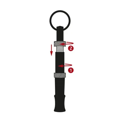 Sifflet haute fréquence 5 cm pour entrainement canin