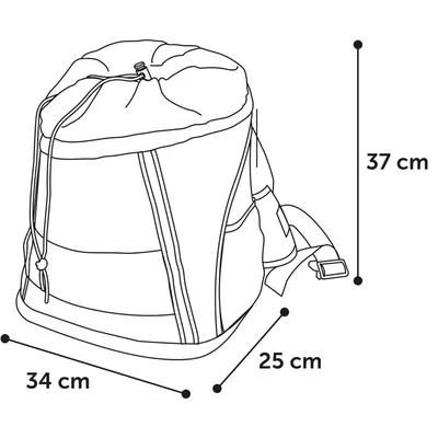 Flamingo - Sac de transport ventral Timi  34 x 25 x 37 H cm pour chien