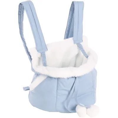 Sac de transport avant Cuddi Bleu pour petit chien max 4 kg