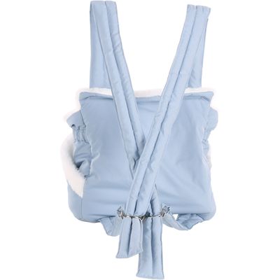 Sac de transport avant Cuddi Bleu pour petit chien max 4 kg