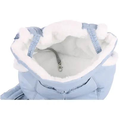 Flamingo - Sac de transport avant Cuddi Bleu pour petit chien max 4 kg