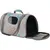 animallparadise - Panier de transport Flower,  S, Gris, pour chat ou chien.