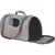 animallparadise - Panier de transport Flower L gris pour chat ou petit chie