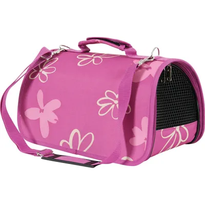 animallparadise - Panier de transport Flower L couleur prune pour chat ou c