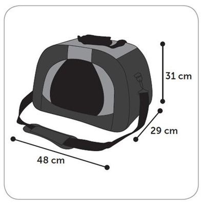 Sac de transport DORIS 48 x 29 x 31cm pour chien max 7 kg