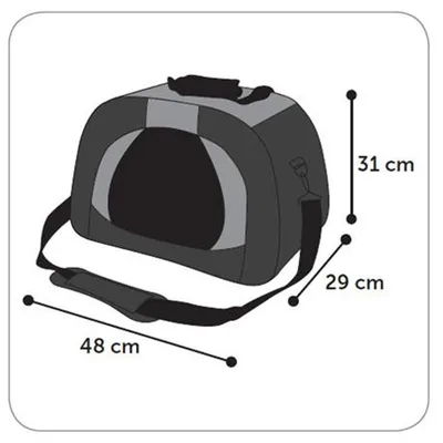 Sac de transport DORIS 48 x 29 x 31cm pour chien max 7 kg