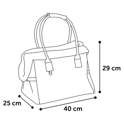 Flamingo - Sac de transport Kuzco Brun 40cm L x 25cm l x 29cm H pour petit