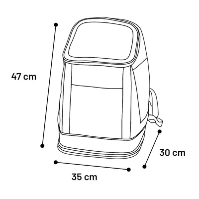 Flamingo - Sac à dos nestor  35 x 30 x47 H pour chien max 7 kg
