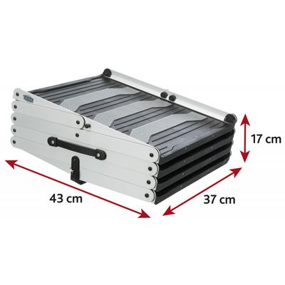 Rampe de 4 marches pliantes, en aluminium TPR pour chiens
