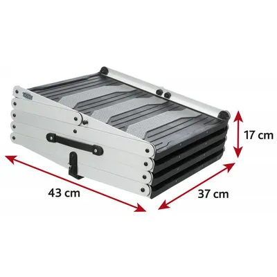 Rampe de 4 marches pliantes, en aluminium TPR pour chiens