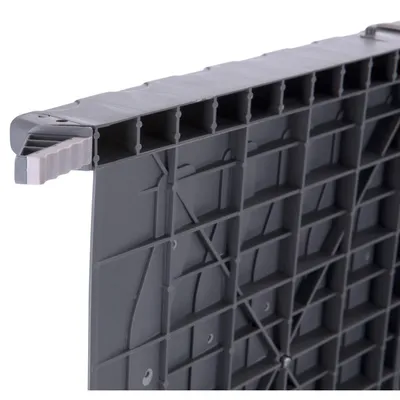 Rampe pliable, pliable en 4 parties, en plastique/TPR. Taille 39 × 150 cm p