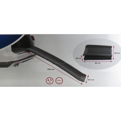 Rampe pliable en plastique 40 x 156 cm pour chien