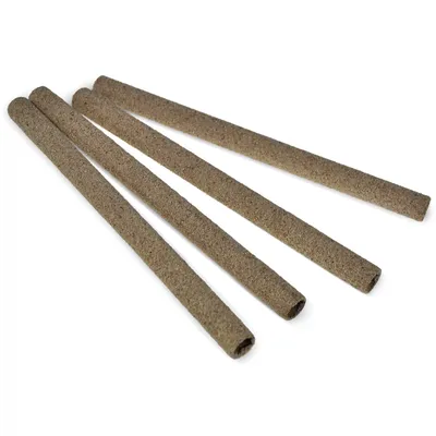 Flamingo - 4 Couvres-perchoirs sablés beige 4 pièces de 19 cm, pour oiseaux