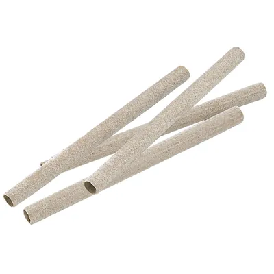 Flamingo - 4 Couvres-perchoirs sablés beige 4 pièces de 19 cm, pour oiseaux