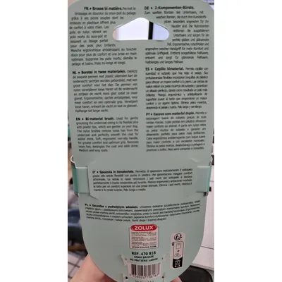 Brosse bi-matière taille L pour chiens