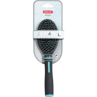 Brosse bi-matière taille L pour chiens