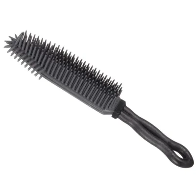 Brosse anti-poils AFRA  27.5 x 5 x 3.5 cm tête triangulaire, pour animaux.