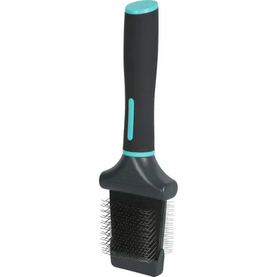 Brosse SLICKER double flexible taille S pour chiens