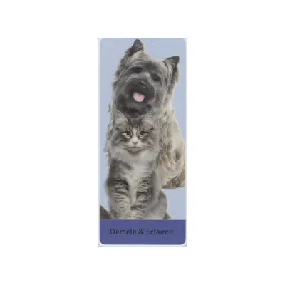 Peigne démêlant  5 x 18 cm. pour chien