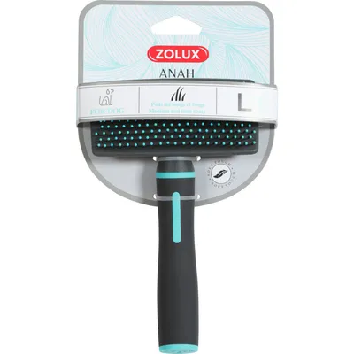 Brosse SLICKER à picot doux taille L pour chiens.