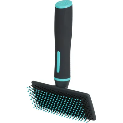 Brosse SLICKER à picot doux taille L pour chiens.