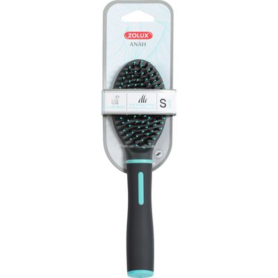 Brosse bi-matière taille S pour chiens.