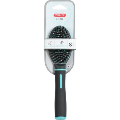 Brosse bi-matière taille S pour chiens.