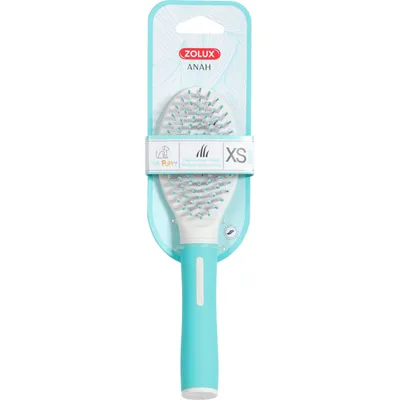 zolux - Brosse bi-matière taille XS pour chiots.