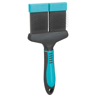 Trixie - Brosse Souple, tête Flexible 21 x 10 cm pour chat et chien