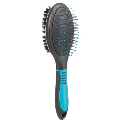 Brosse double 6 x 23 cm pour chien ou chat