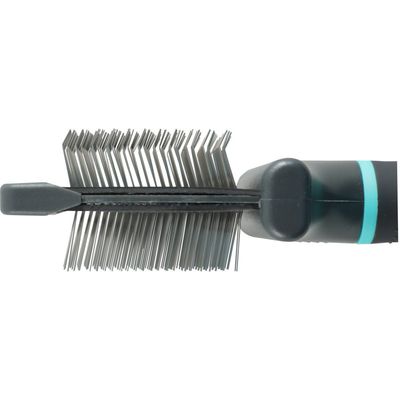 Brosse SLICKER double flexible taille M pour chiens
