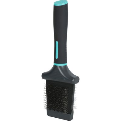 Brosse SLICKER double flexible taille M pour chiens