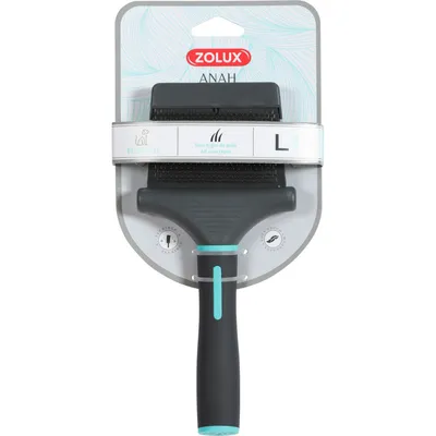 zolux - Brosse SLICKER double flexible taille L pour chiens