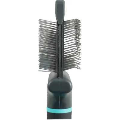 Brosse SLICKER double flexible taille L pour chiens
