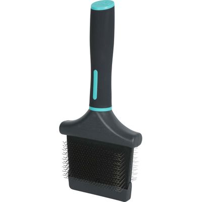 Brosse SLICKER double flexible taille L pour chiens