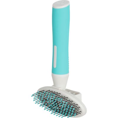 Brosse a picot doux retractable taille XS pour chiot.