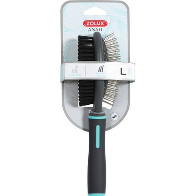 Brosse double taille L pour chiens